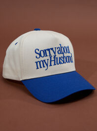 Sorry About My Husband Gameday Trucker Hat - TULLABEE