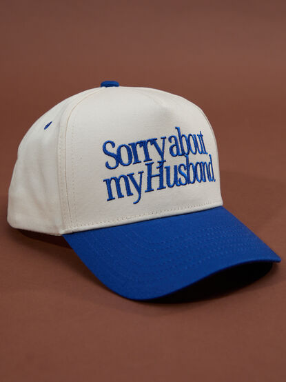Sorry About My Husband Gameday Trucker Hat - TULLABEE