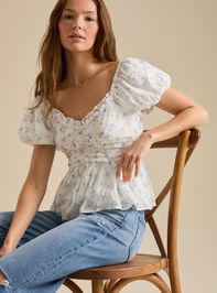 Emberlin Floral Babydoll Top - TULLABEE