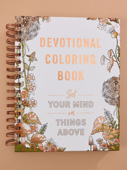 Set Your Mind on Things Above: A Devotional Coloring Book - TULLABEE
