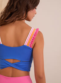 All Along Ruffle Tank Detail 6 - TULLABEE