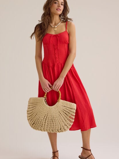 Sloane Button-Up Maxi Dress - TULLABEE