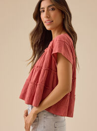 Rebecca Tiered Babydoll Top Detail 2 - TULLABEE