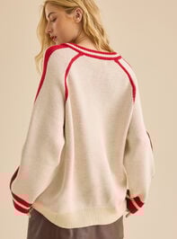 Lainey Western Patch Sweater Detail 4 - TULLABEE