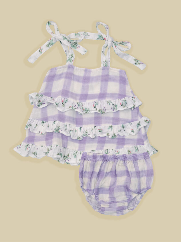 Lillian Baby Gingham Dress and Bloomer Set - TULLABEE