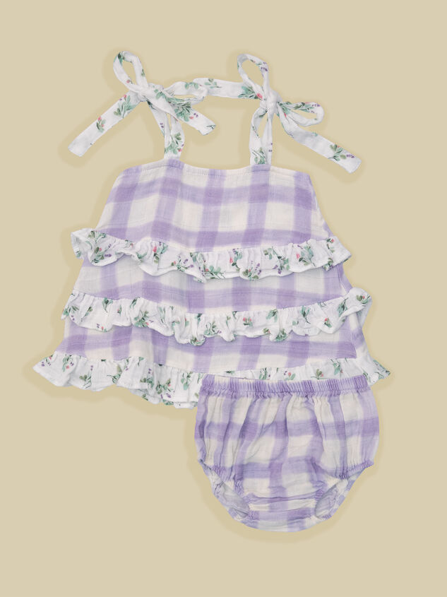 Lillian Baby Gingham Dress and Bloomer Set - TULLABEE