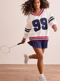 99 Stitched Graphic Sweatshirt - TULLABEE