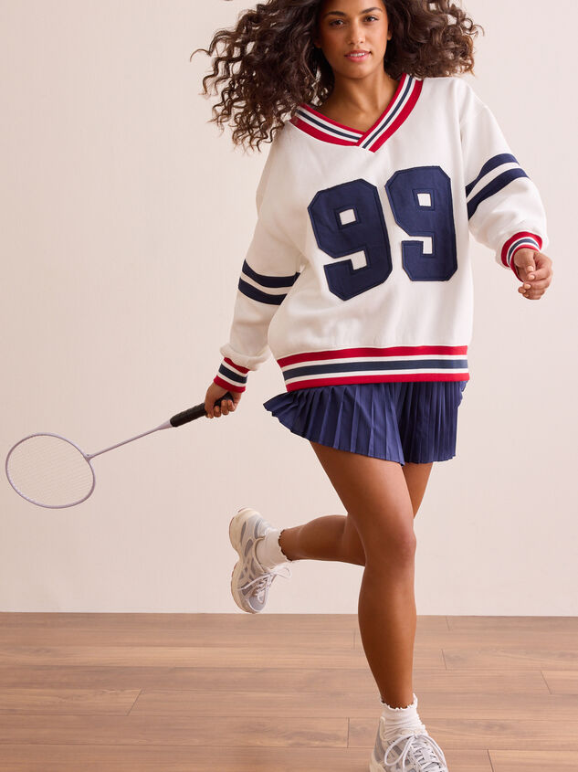 99 Stitched Graphic Sweatshirt - TULLABEE