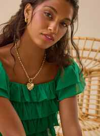Simone Ruffle Top Detail 3 - TULLABEE