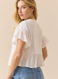 Lina Crochet Babydoll Top Detail 3 - TULLABEE