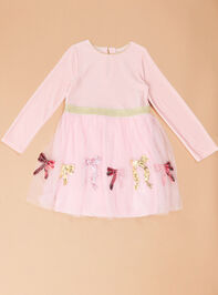 Angelica Velvet Bow Dress by Mudpie - TULLABEE