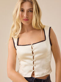 Lillian Satin Top - TULLABEE