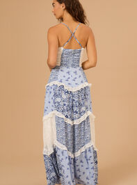 Adernlia Floral Maxi Dress Detail 4 - TULLABEE