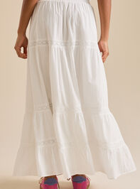 Kait Lace Midi Skirt Detail 6 - TULLABEE