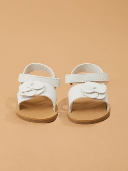 Kayley Floral Petal Sandal - TULLABEE