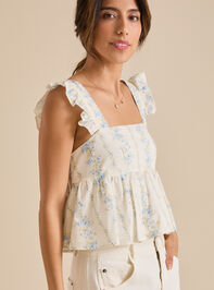 Betsy Bow Back Babydoll Tank Detail 4 - TULLABEE