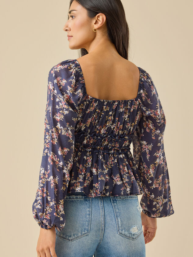 Phoebe Ruffle Babydoll Top Detail 5 - TULLABEE