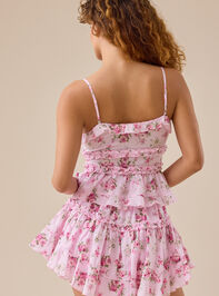 Ardith Floral Tank Top Detail 5 - TULLABEE