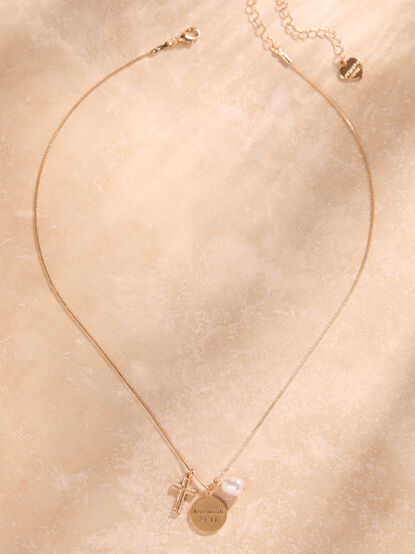 Jeremiah 29:11 Cross Necklace - TULLABEE