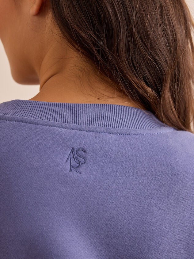 Rocky Mountains Fleece Pullover Detail 6 - TULLABEE