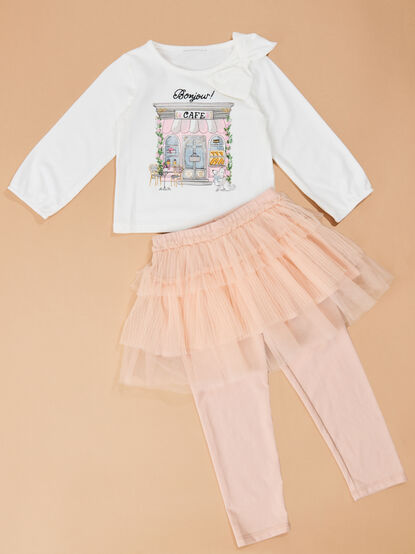Princess in Paris Top and Tutu Set - TULLABEE