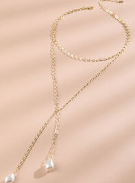 Blythe Lariat Necklace Detail 2 - TULLABEE