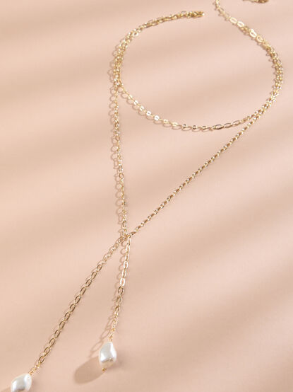 Blythe Lariat Necklace - TULLABEE