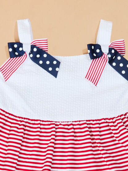 America Bow Dress - TULLABEE