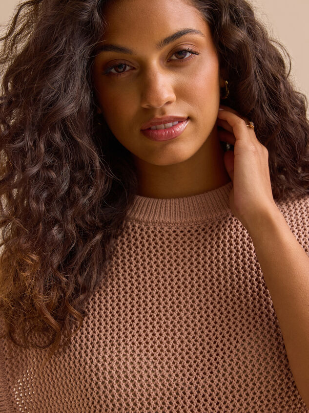 Jayce Knit Tunic Top Detail 3 - TULLABEE