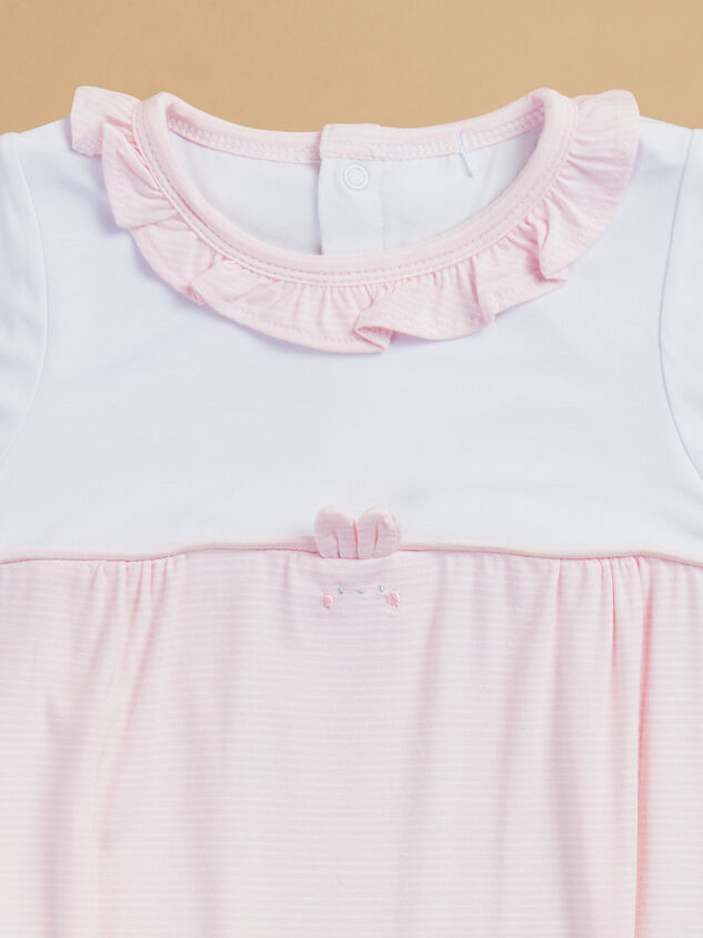 Hannah Classic Tiny Bunny Romper Detail 2 - TULLABEE