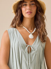 Evie Linen Romper Detail 2 - TULLABEE