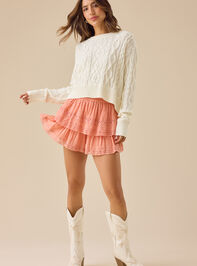 Penelope Cable Sweater Detail 3 - TULLABEE