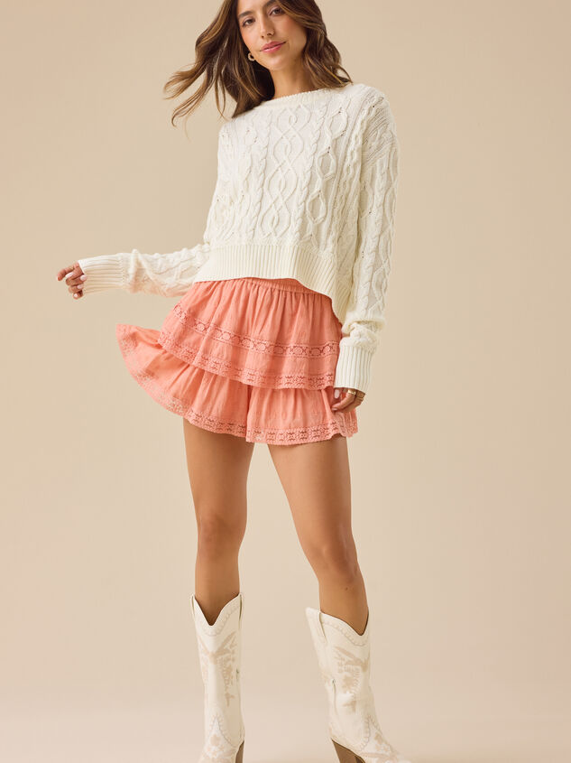 Penelope Cable Sweater Detail 3 - TULLABEE