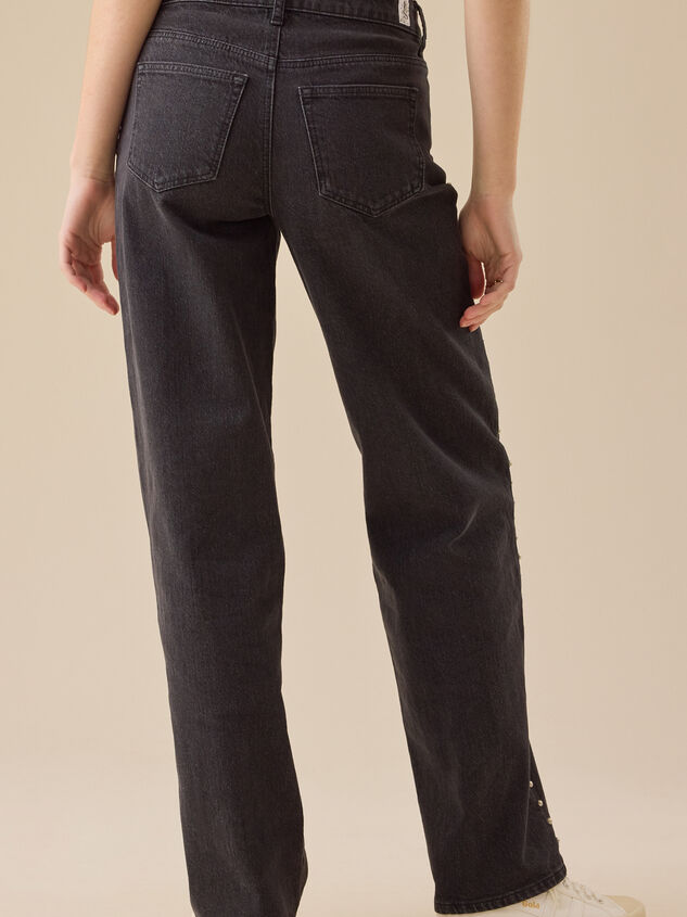 Tyler Studded Jeans Detail 5 - TULLABEE