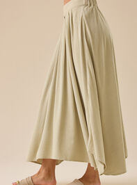 Jules Linen Maxi Skirt Detail 3 - TULLABEE