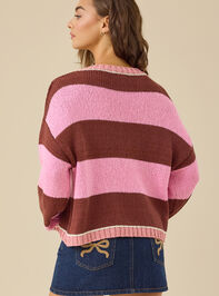 Moira Striped Sweater Detail 4 - TULLABEE