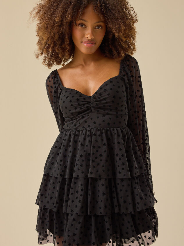 Gigi Star Mini Dress Detail 2 - TULLABEE
