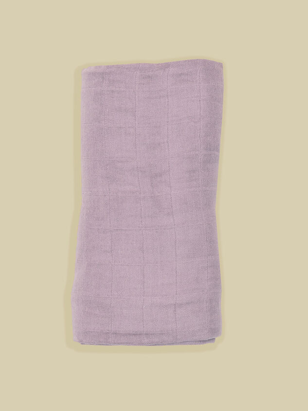 Muslin Swaddle Blanket Detail 2 - TULLABEE