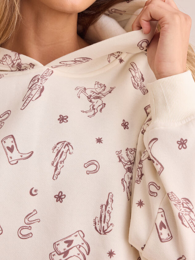 Barrel Racer Icon Hoodie Detail 6 - TULLABEE