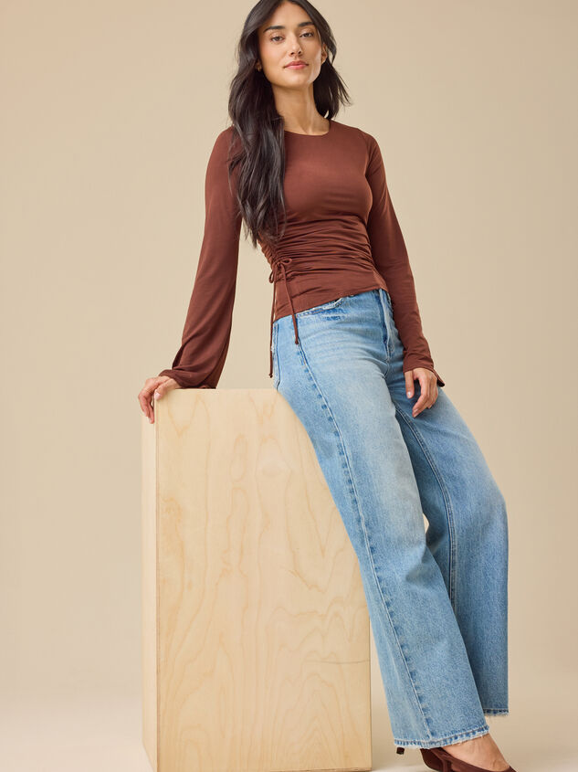 Judie Cinched Top Detail 2 - TULLABEE