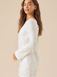 Delaney Sequin Mini Dress Detail 4 - TULLABEE