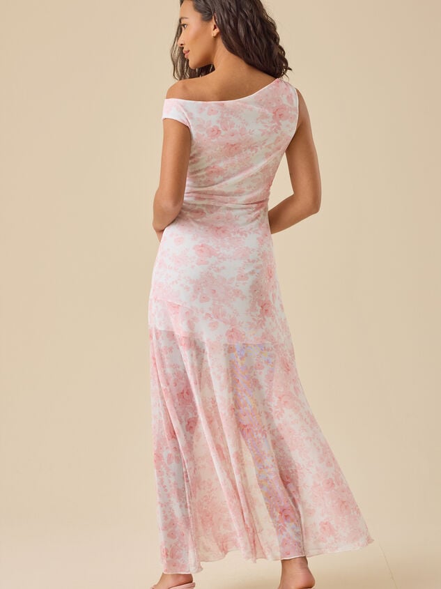 Samara Mesh Maxi Dress Detail 4 - TULLABEE