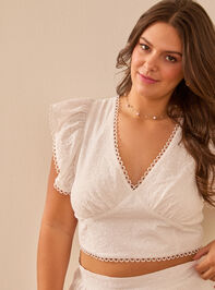 Emma Cropped Top Detail 3 - TULLABEE