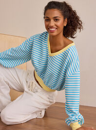 Supersoft Stripe Pullover - TULLABEE