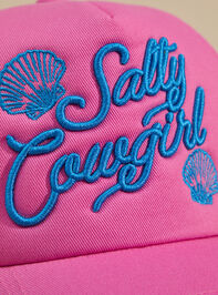 Salty Cowgirl Trucker Hat Detail 2 - TULLABEE