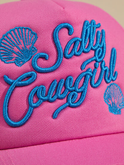 Salty Cowgirl Trucker Hat - TULLABEE