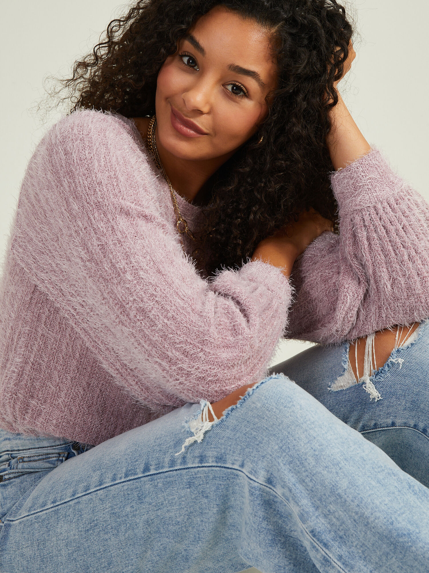 Eyelash sweater store