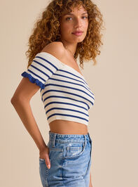Saylor Off Shoulder Top Detail 3 - TULLABEE