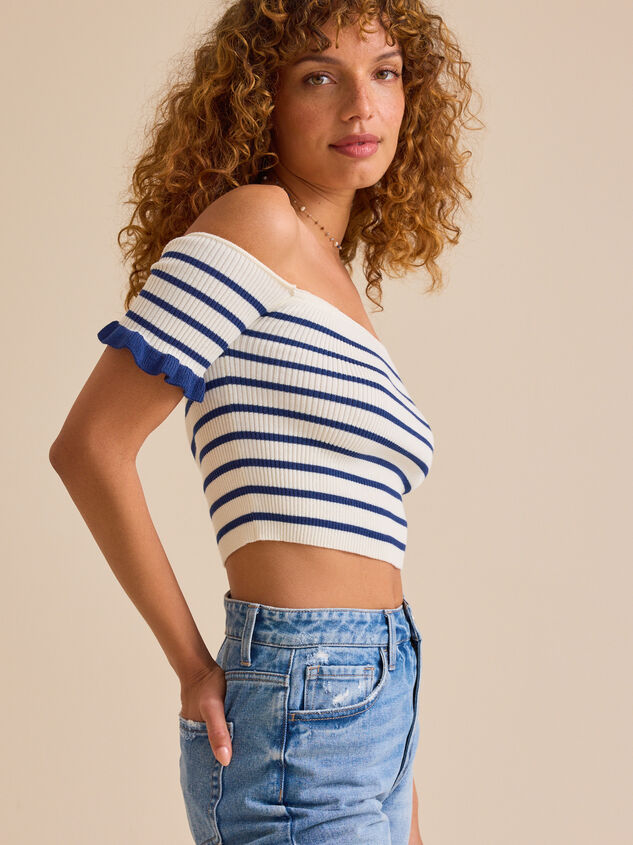 Saylor Off Shoulder Top Detail 3 - TULLABEE