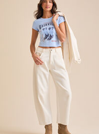 Nashville Graphic Baby Tee Detail 2 - TULLABEE